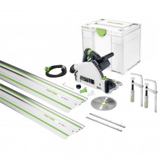 FESTOOL TS 55 CAMP-Set įleidžiamas pjūklas + 2 liniuotės